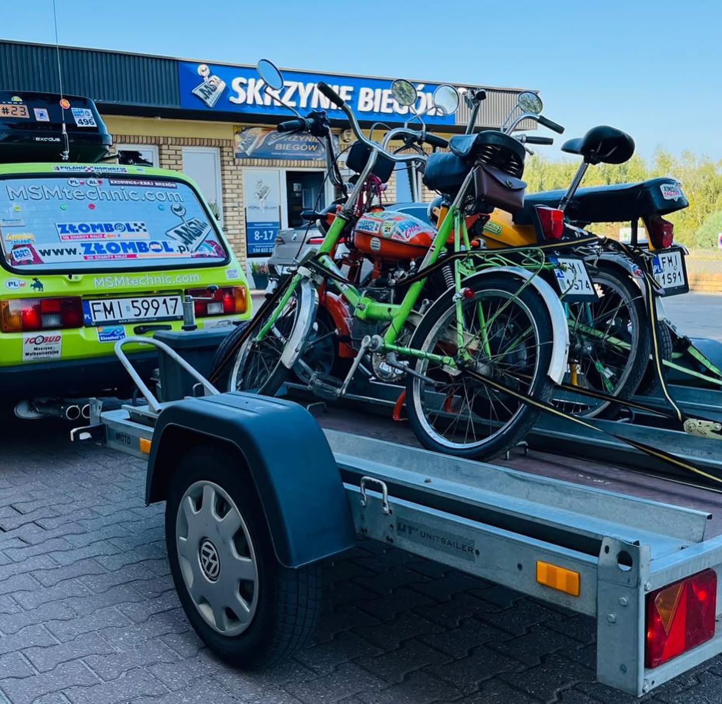 Auto MSMtechnic.com na rajdzie charytatywnym Złombol